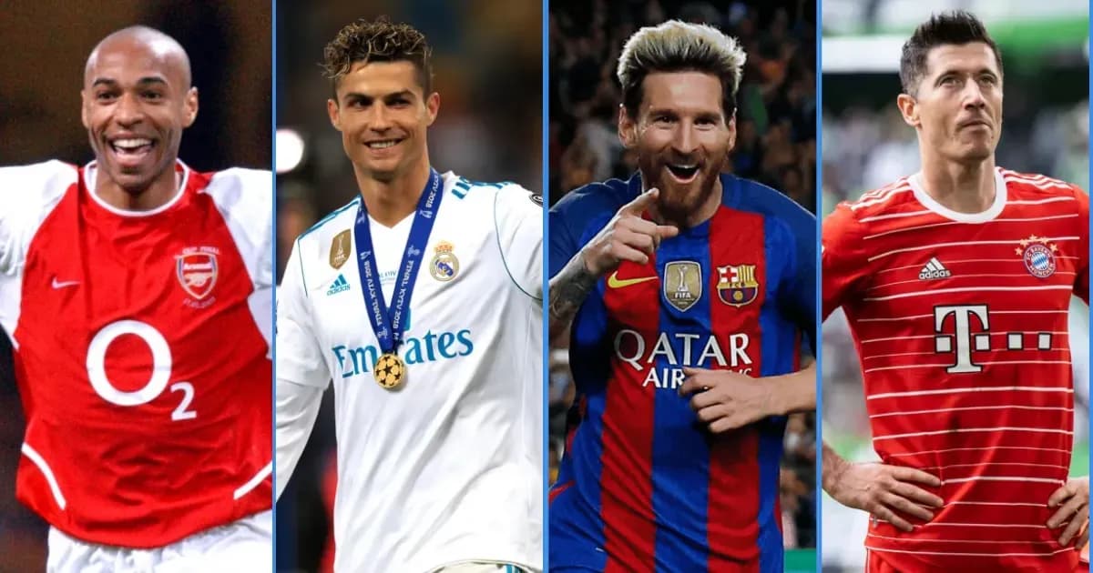 Top 10 Máximos Goleadores en la Historia de la UEFA Champions League Top 10 Máximos Goleadores en la Historia de la UEFA Champions League